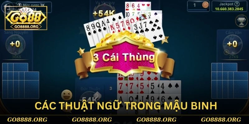 Các thuật ngữ sử dụng trong trò chơi mậu binh Các thuật ngữ sử dụng trong trò chơi mậu binh